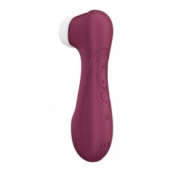   Satisfyer Pro 2. léghullámos csiklóizgató, vibrációval (bordó) (3. generációs)