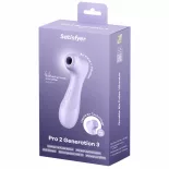 Satisfyer Pro 2. léghullámos csiklóizgató, vibrációval (lila) (3. generációs)