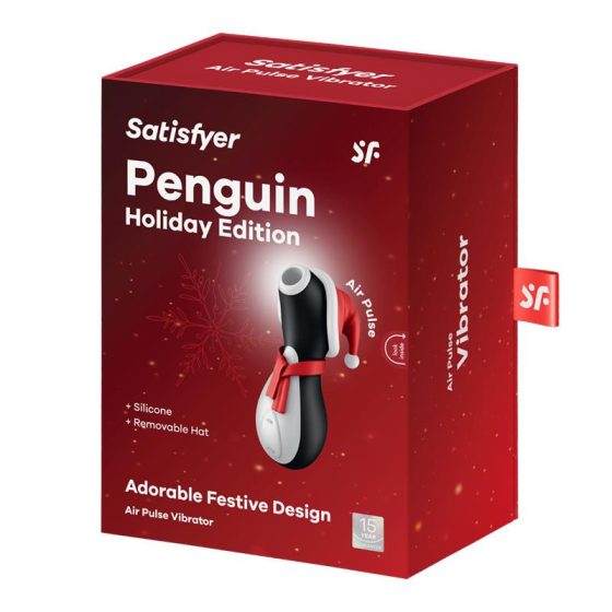 Satisfyer Penguin léghullámos csiklóizgató (Holiday Edition).