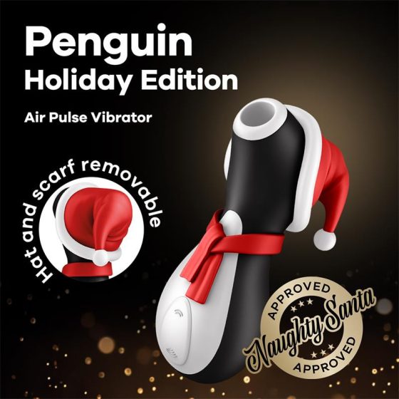 Satisfyer Penguin léghullámos csiklóizgató (Holiday Edition).