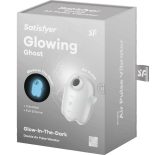   Satisfyer Glowing Ghost léghullámos csiklóizgató, vibrációval (fehér)