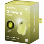   Satisfyer Glowing Ghost léghullámos csiklóizgató, vibrációval (sárga)