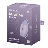   Satisfyer Mission Control léghullámos csiklóizgató, vibrációval (lila)