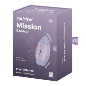 Satisfyer Mission Control léghullámos csiklóizgató, vibrációval (lila) Satisfyer Mission Control léghullámos csiklóizgató, vibrációval (lila)