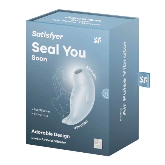 Satisfyer Seal You Soon léghullámos csiklóizgató, vibrációval