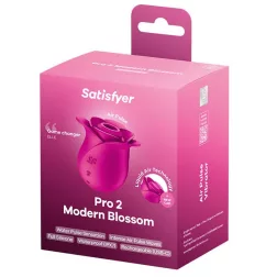   Satisfyer Pro 2 Modern Blossom léghullámos és pulzációs csiklóizgató (pink)
