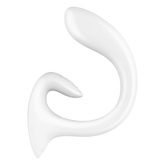 Satisfyer G For Goddess 1 g-pont vibrátor, csiklóizgatóval (fehér)