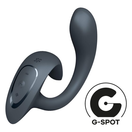 Satisfyer G For Goddess 1 g-pont vibrátor, csiklóizgatóval (szürke)