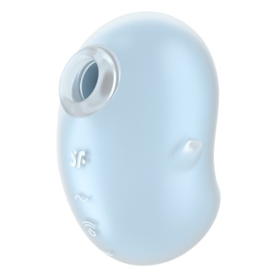 Satisfyer Cutie Ghost léghullámos csiklóizgató, vibrációval (kék)