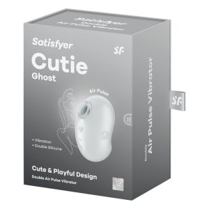 Satisfyer Cutie Ghost léghullámos csiklóizgató, vibrációval (fehér) Satisfyer Cutie Ghost léghullámos csiklóizgató, vibrációval (fehér)