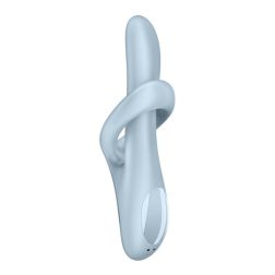   Satisfyer Heat Flex 4 vibrátor, melegítő funkcióval, rotációval (kék)