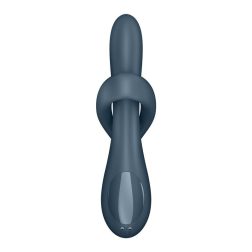   Satisfyer Heat Flex 4 vibrátor, melegítő funkcióval, rotációval (szürke)