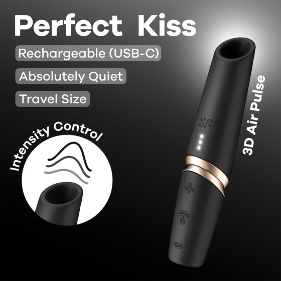 Satisfyer Perfect Kiss léghullámos csiklóizgató