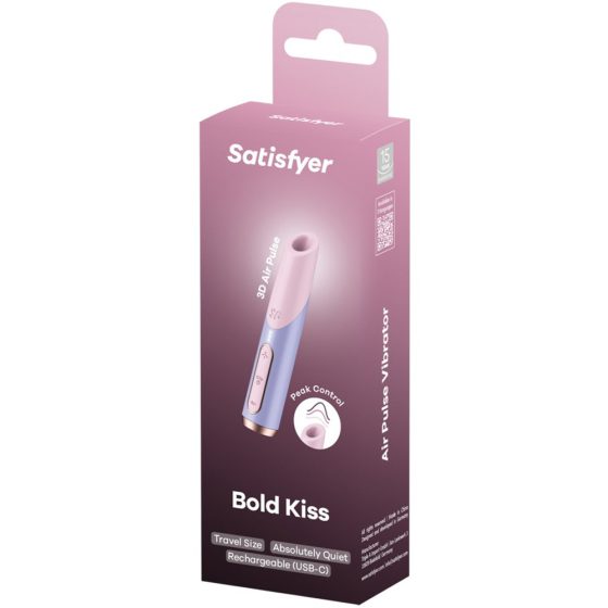 Satisfyer Bold Kiss léghullámos csiklóizgató