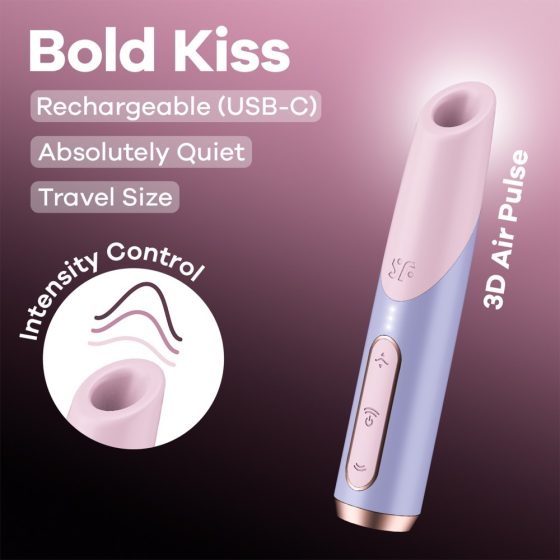 Satisfyer Bold Kiss léghullámos csiklóizgató