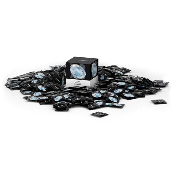 Satisfyer Premium Condoms 45. - 100 db egyedi méretű óvszer (45 mm - XS méret)