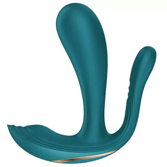 Satisfyer – Top Secret+ hárommotoros vibrátor (zöld - elemes)
