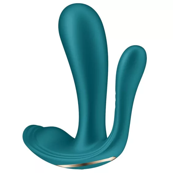 Satisfyer – Top Secret+ hárommotoros vibrátor (zöld - elemes)