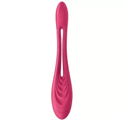   Satisfyer – Elastic Game flexibilis szárú duplavibrátor (rózsaszín - elemes)
