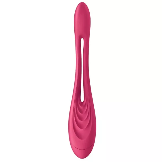 Satisfyer – Elastic Game flexibilis szárú duplavibrátor (rózsaszín - elemes)