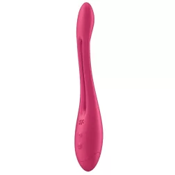   Satisfyer – Elastic Game flexibilis szárú duplavibrátor (rózsaszín - elemes)