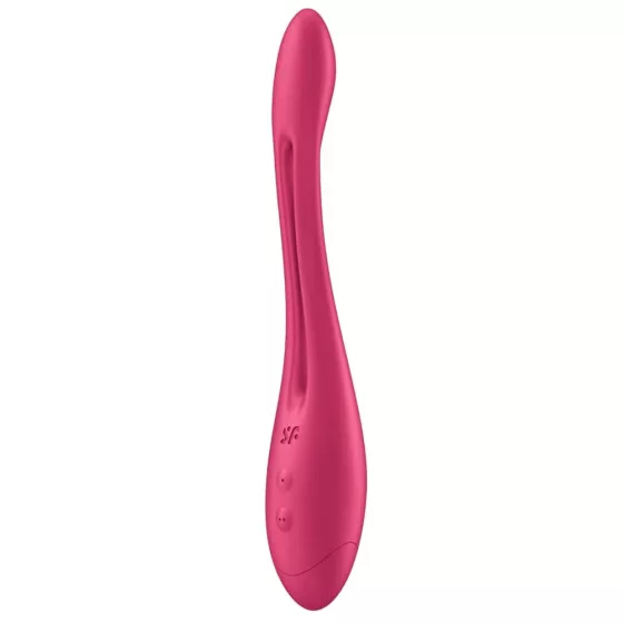 Satisfyer – Elastic Game flexibilis szárú duplavibrátor (rózsaszín - elemes)