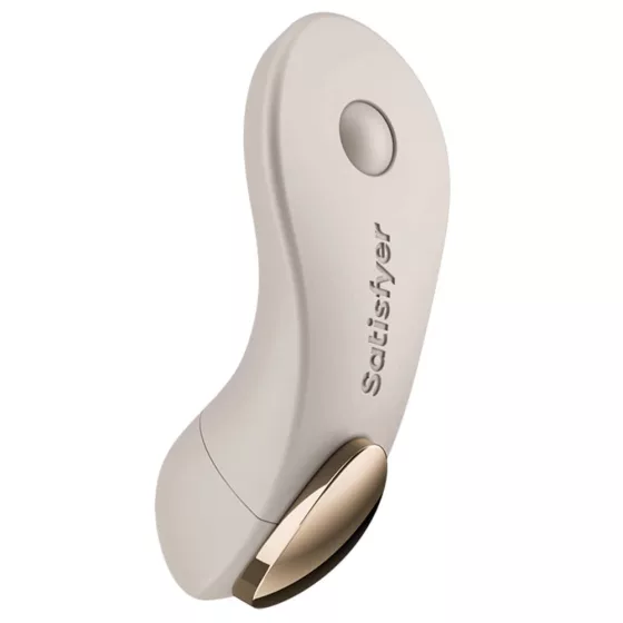 Satisfyer – Little Secret alsóba helyezhető, viselhető vibrátor, távirányítóval (fehér - elemes)