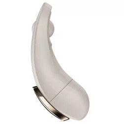   Satisfyer – Little Secret alsóba helyezhető, viselhető vibrátor, távirányítóval (fehér - elemes)