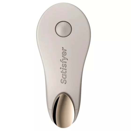 Satisfyer – Little Secret alsóba helyezhető, viselhető vibrátor, távirányítóval (fehér - elemes)
