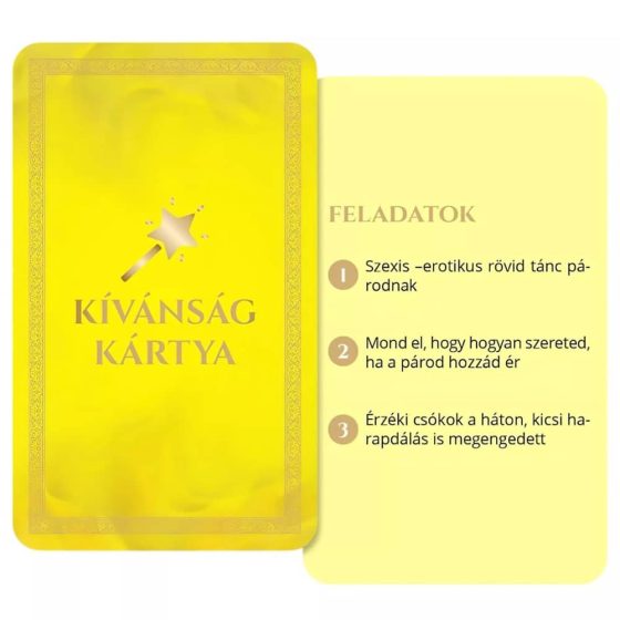 Érzékek Játéka társasjáték felnőtteknek AJÁNDÉKKAL