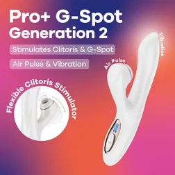   Satisfyer – Pro + g-pont vibrátor, léghullámos klitoriszággal (2. generációs)