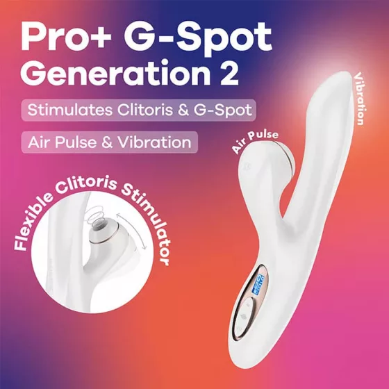 Satisfyer – Pro + g-pont vibrátor, léghullámos klitoriszággal (2. generációs)