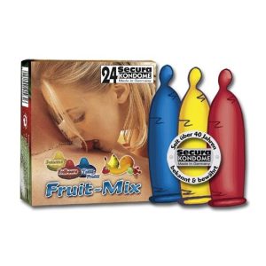 Secura Fruit Mix 24 db gyümölcsízű óvszer !MEGSZŰNT TERMÉK! Secura Fruit Mix 24 db gyümölcsízű óvszer !MEGSZŰNT TERMÉK!