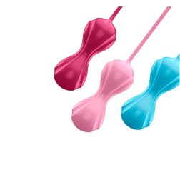   Satisfyer Power Balls 3 db-os ballasztos, gésagolyó szett (dupla)