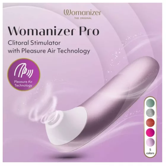 Womanizer Pro léghullámos csiklóizgató (lila)