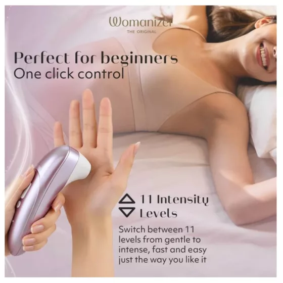 Womanizer Pro léghullámos csiklóizgató (lila)