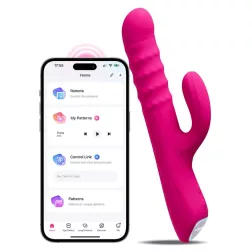   Lovense Velvo - okos klitoriszágas vibrátor, 360°-ban forgó gyöngysorral (APP-os)