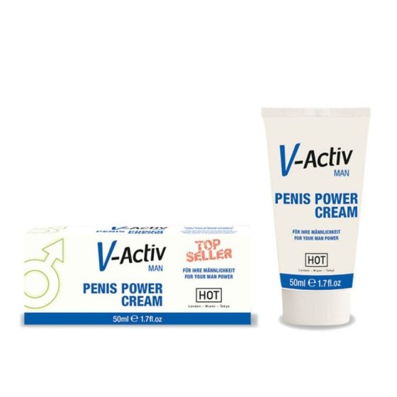 HOT V-Active Penis Power Cream pénisz vitalizáló krém (50 ml)