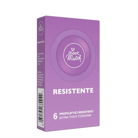 Love Match Resistente megerősített falvastagságú óvszer (6 db)
