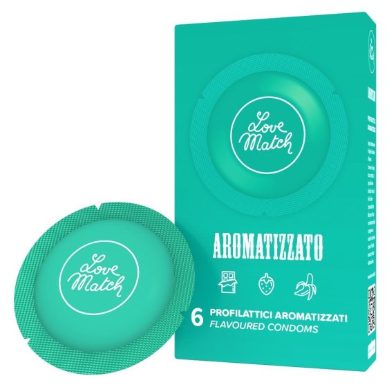 Love Match Aromatizzato ízesített óvszerek (6 db)