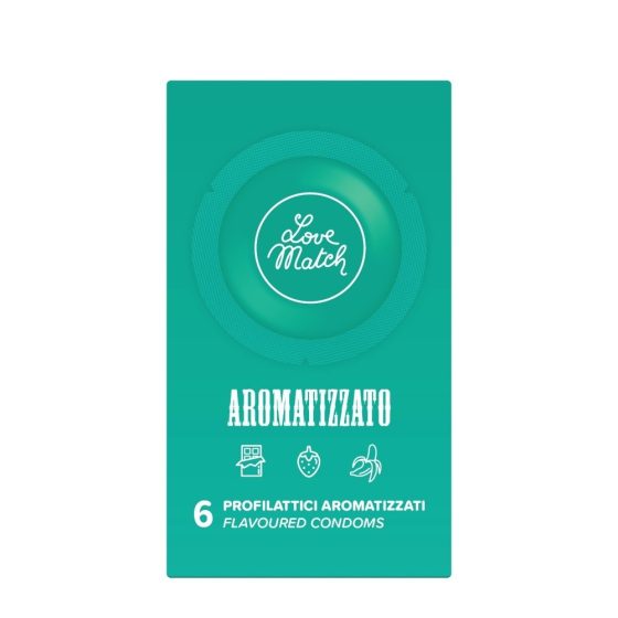 Love Match Aromatizzato ízesített óvszerek (6 db)