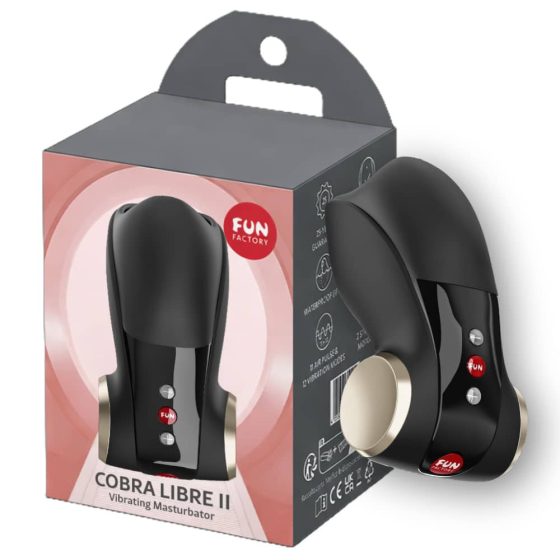 Fun Factory - Cobra Libre 2. vibrációs maszturbátor (fekete)