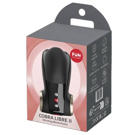 Fun Factory - Cobra Libre 2. vibrációs maszturbátor (fekete)