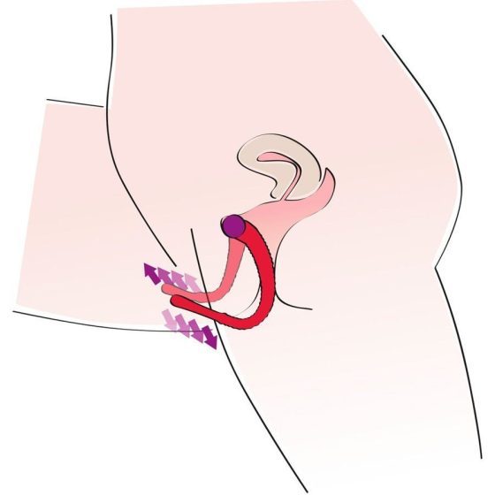 Intimate Spreader intim stimulátor és széthúzó (piros)