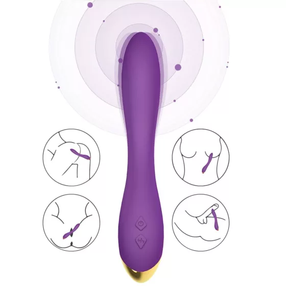 B-Series – Flamingo akkumulátoros vibrátor (lila)