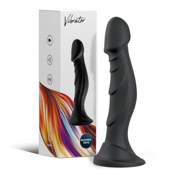 Optimus Black akkumulátoros vibrátor (fekete)