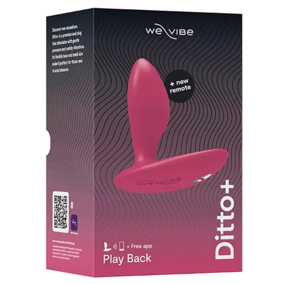 We-Vibe – Ditto+ viselhető okos anál vibrátor távirányítóval (rózsaszín, APP-os)