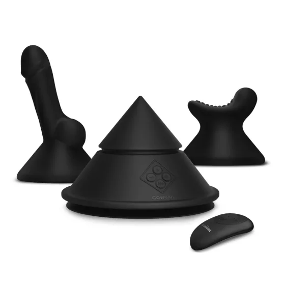 The Cowgirl – Cone okos vibrációs mini szexgép két feltéttel (APP-os)