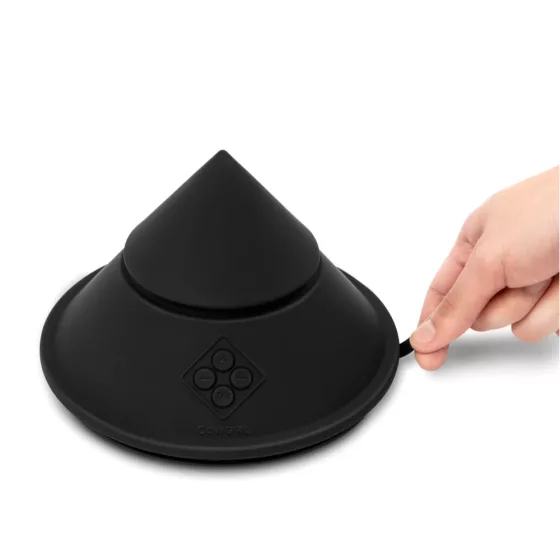 The Cowgirl – Cone okos vibrációs mini szexgép két feltéttel (APP-os)