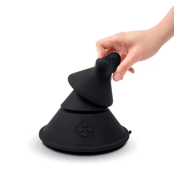The Cowgirl – Cone okos vibrációs mini szexgép két feltéttel (APP-os)